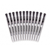 齐心(COMIX) GP338 黑色 1.0mm 中性笔 12支/盒 3盒装